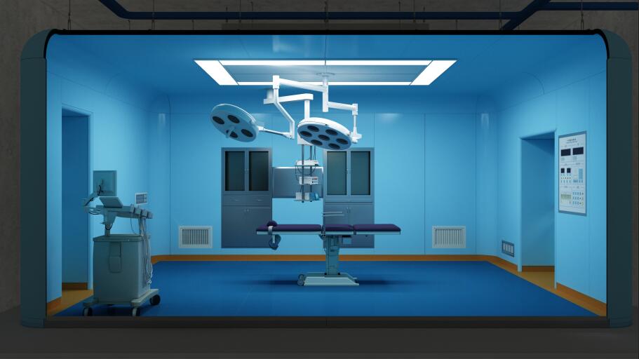 模块化洁净手术室安装施工3D动画视频，360度无死角向客户展示施工流程、进度及施工后的面貌。比平面CAD图纸更直观，更能